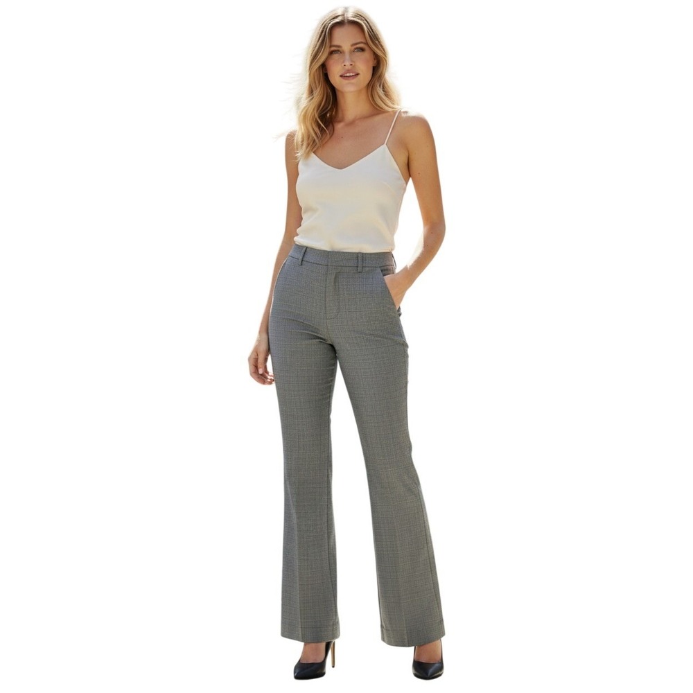 NWT Classiques Entier Midtown Fit Gray Virgin‎ Wool Wide Leg Trouser W29-31 $148